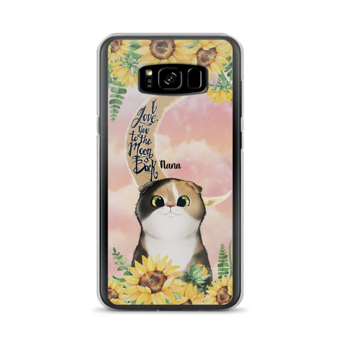 Custom Personalized Cat Phone Case - Best Gift Idea For Cat Lovers With Upto 7 Cats - Case For iPhone, Samsung and Xiaomi