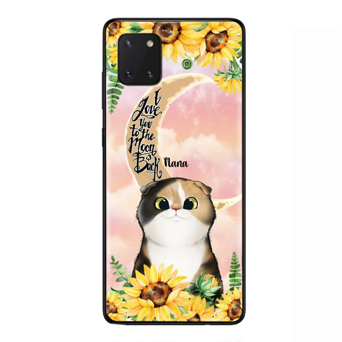 Custom Personalized Cat Phone Case - Best Gift Idea For Cat Lovers With Upto 7 Cats - Case For iPhone, Samsung and Xiaomi