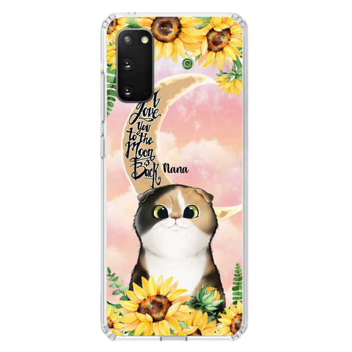 Custom Personalized Cat Phone Case - Best Gift Idea For Cat Lovers With Upto 7 Cats - Case For iPhone, Samsung and Xiaomi