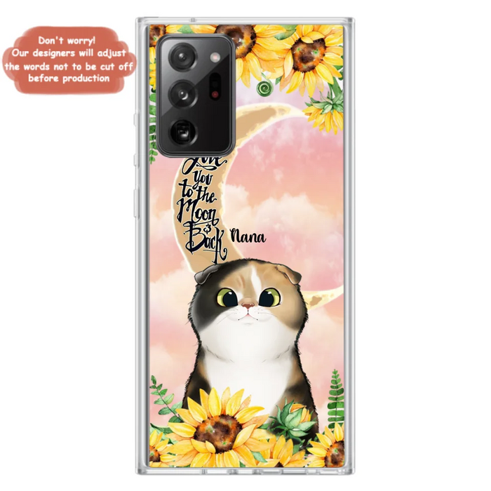 Custom Personalized Cat Phone Case - Best Gift Idea For Cat Lovers With Upto 7 Cats - Case For iPhone, Samsung and Xiaomi