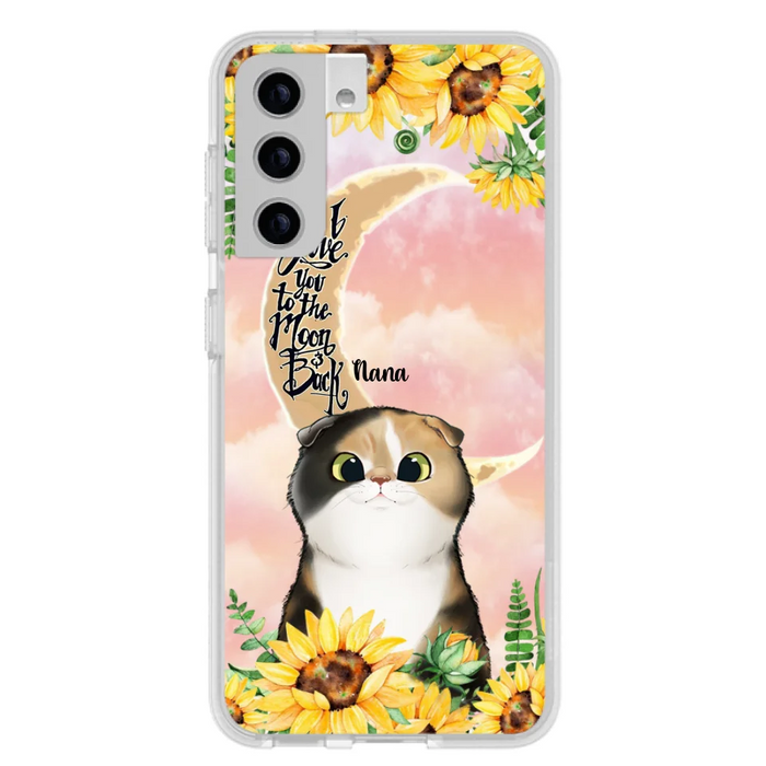 Custom Personalized Cat Phone Case - Best Gift Idea For Cat Lovers With Upto 7 Cats - Case For iPhone, Samsung and Xiaomi