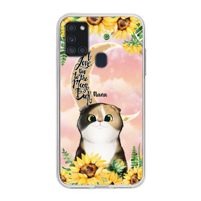 Custom Personalized Cat Phone Case - Best Gift Idea For Cat Lovers With Upto 7 Cats - Case For iPhone, Samsung and Xiaomi