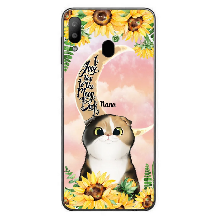 Custom Personalized Cat Phone Case - Best Gift Idea For Cat Lovers With Upto 7 Cats - Case For iPhone, Samsung and Xiaomi