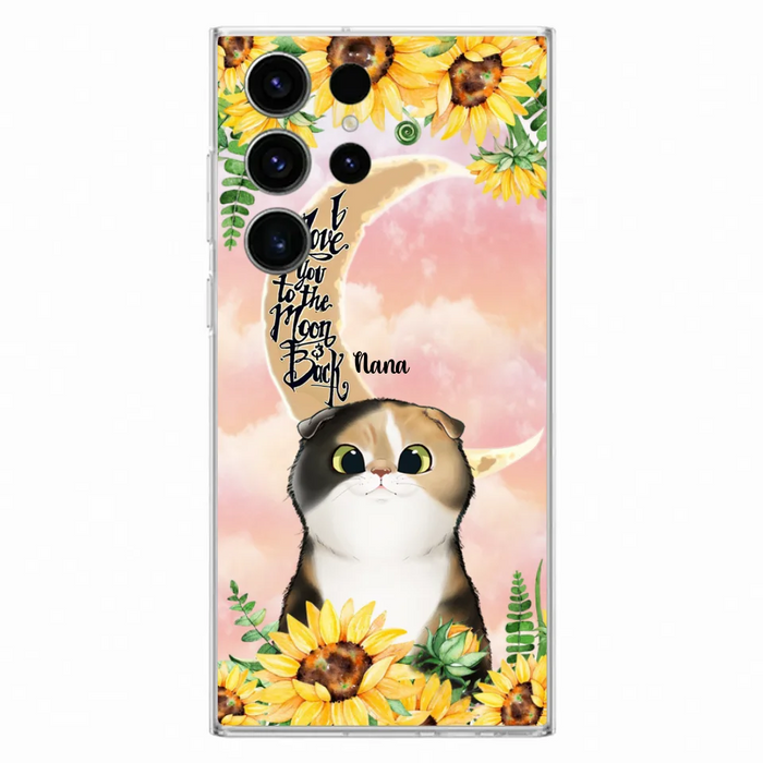 Custom Personalized Cat Phone Case - Best Gift Idea For Cat Lovers With Upto 7 Cats - Case For iPhone, Samsung and Xiaomi