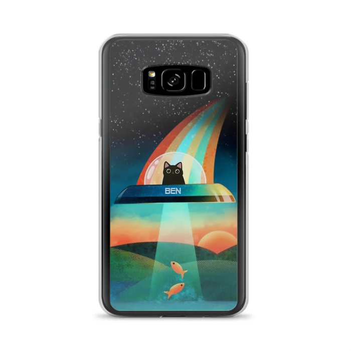 Custom Personalized Cat Phone Case - Gift For Cat Lovers - Case For iPhone, Samsung and Xiaomi with up to 3 Cats - EHTD0U