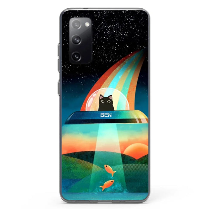 Custom Personalized Cat Phone Case - Gift For Cat Lovers - Case For iPhone, Samsung and Xiaomi with up to 3 Cats - EHTD0U