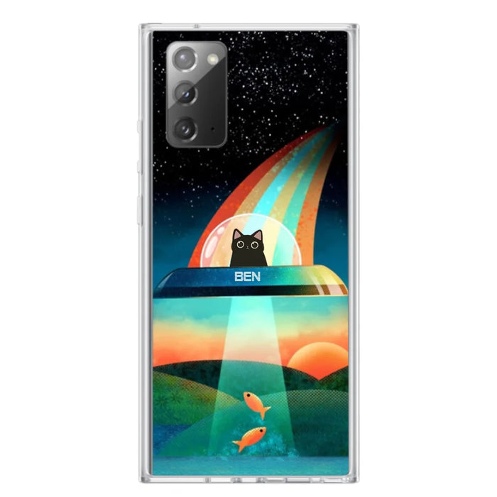 Custom Personalized Cat Phone Case - Gift For Cat Lovers - Case For iPhone, Samsung and Xiaomi with up to 3 Cats - EHTD0U