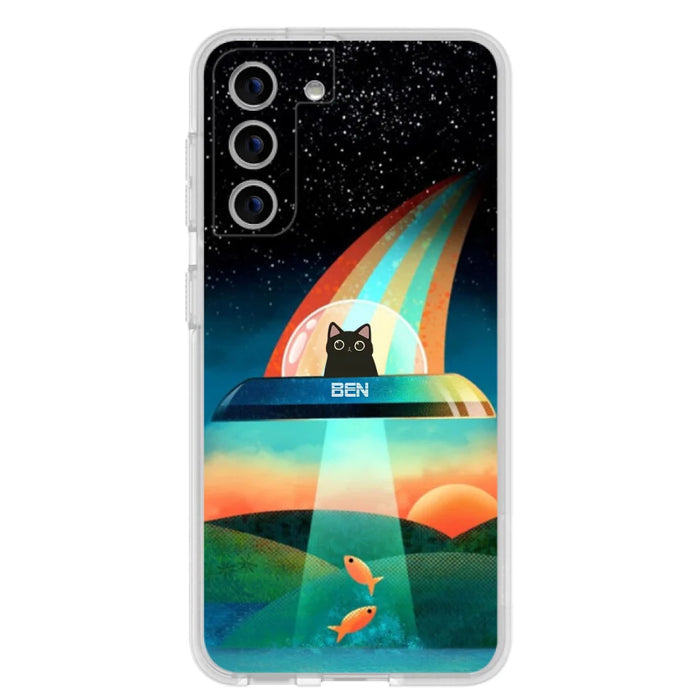 Custom Personalized Cat Phone Case - Gift For Cat Lovers - Case For iPhone, Samsung and Xiaomi with up to 3 Cats - EHTD0U