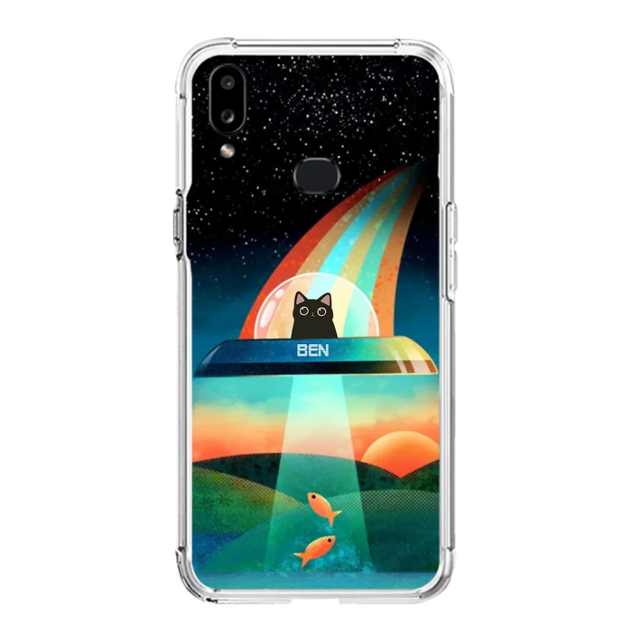 Custom Personalized Cat Phone Case - Gift For Cat Lovers - Case For iPhone, Samsung and Xiaomi with up to 3 Cats - EHTD0U