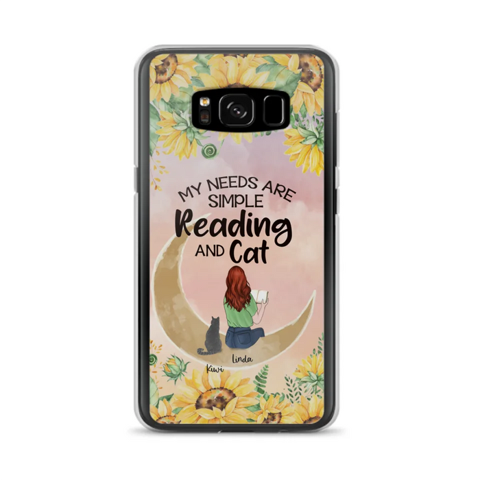 Custom Personalized Reading Dog/Cat Phone Case - Best Gift Idea For Dogs/Cats Lovers - Case For iPhone, Samsung and Xiaomi