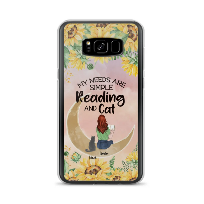 Custom Personalized Reading Dog/Cat Phone Case - Best Gift Idea For Dogs/Cats Lovers - Case For iPhone, Samsung and Xiaomi