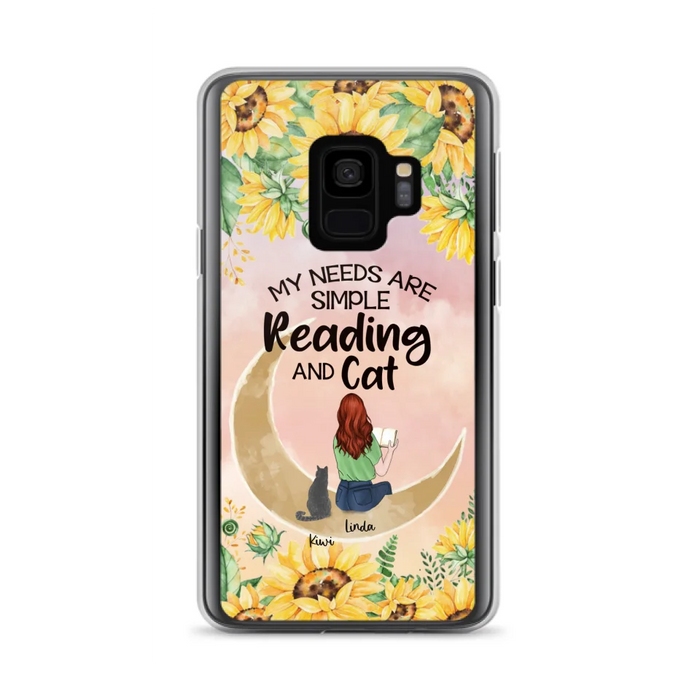 Custom Personalized Reading Dog/Cat Phone Case - Best Gift Idea For Dogs/Cats Lovers - Case For iPhone, Samsung and Xiaomi