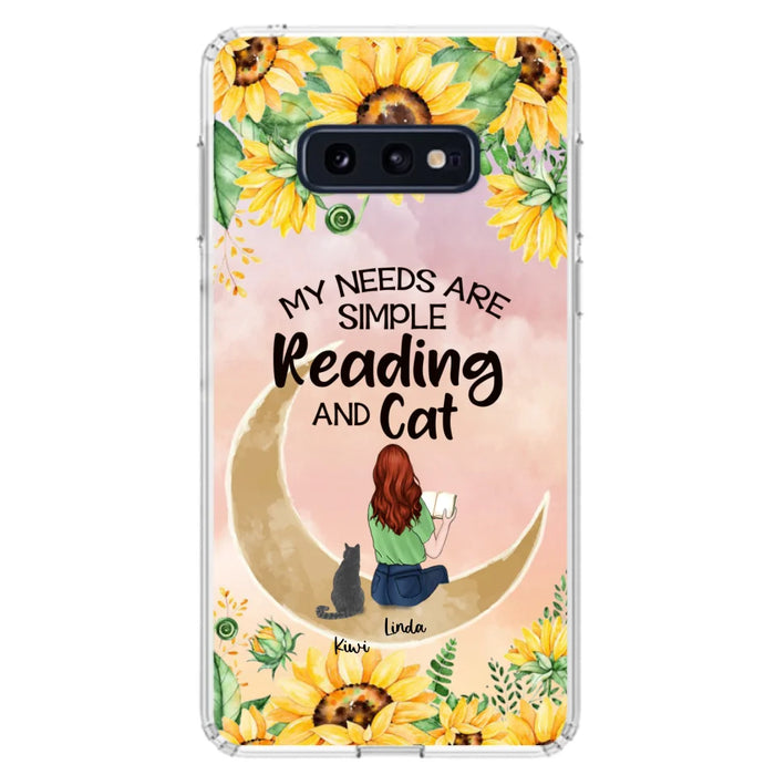 Custom Personalized Reading Dog/Cat Phone Case - Best Gift Idea For Dogs/Cats Lovers - Case For iPhone, Samsung and Xiaomi