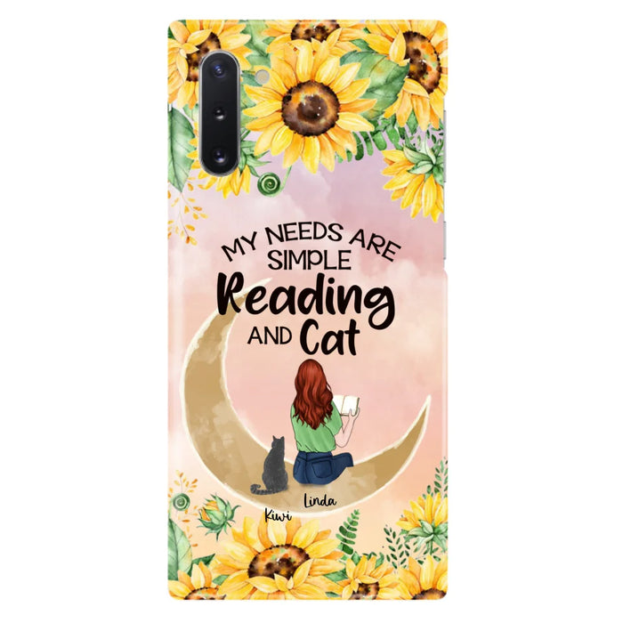 Custom Personalized Reading Dog/Cat Phone Case - Best Gift Idea For Dogs/Cats Lovers - Case For iPhone, Samsung and Xiaomi