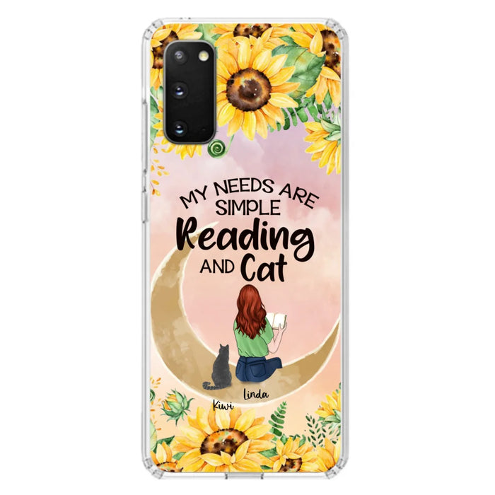 Custom Personalized Reading Dog/Cat Phone Case - Best Gift Idea For Dogs/Cats Lovers - Case For iPhone, Samsung and Xiaomi