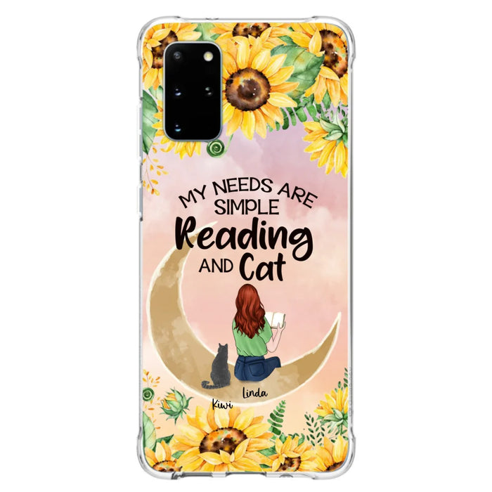 Custom Personalized Reading Dog/Cat Phone Case - Best Gift Idea For Dogs/Cats Lovers - Case For iPhone, Samsung and Xiaomi