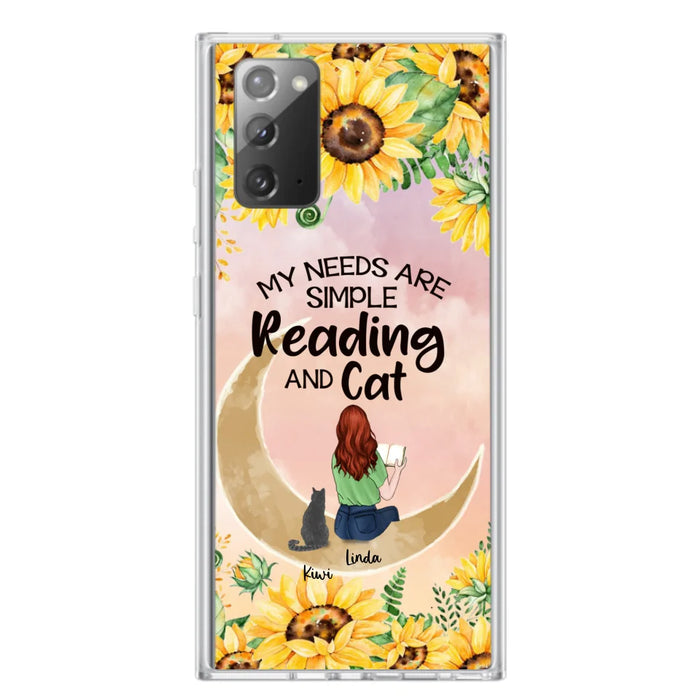 Custom Personalized Reading Dog/Cat Phone Case - Best Gift Idea For Dogs/Cats Lovers - Case For iPhone, Samsung and Xiaomi