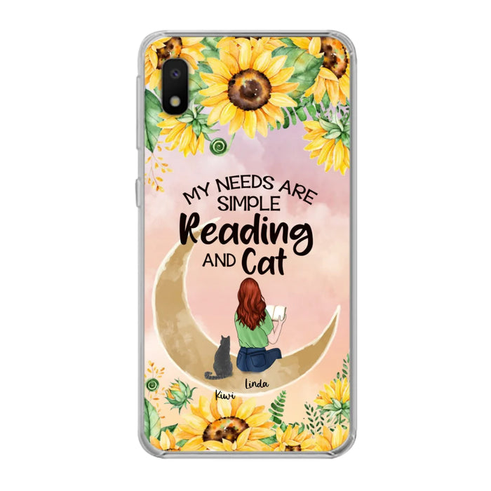 Custom Personalized Reading Dog/Cat Phone Case - Best Gift Idea For Dogs/Cats Lovers - Case For iPhone, Samsung and Xiaomi