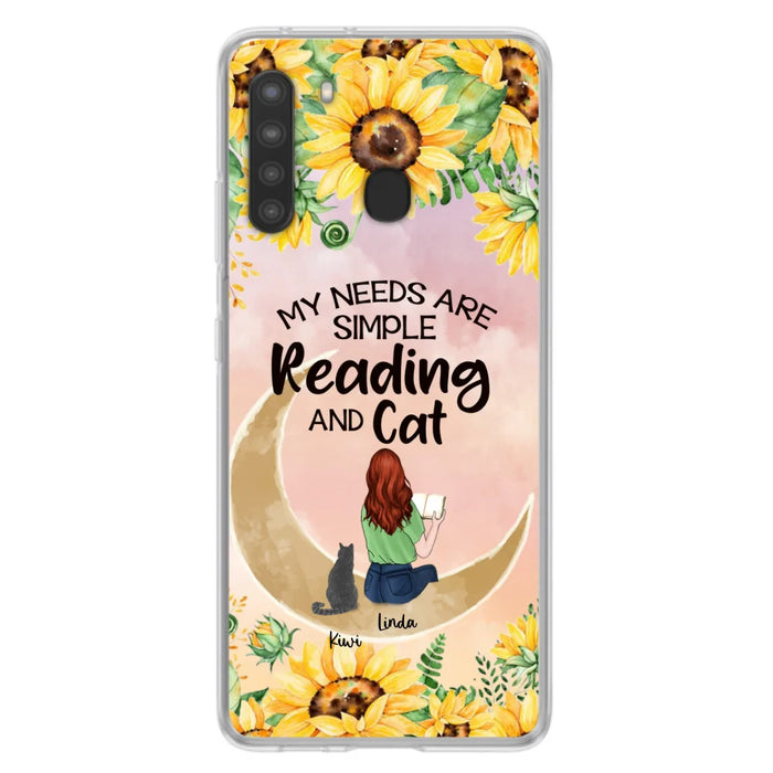 Custom Personalized Reading Dog/Cat Phone Case - Best Gift Idea For Dogs/Cats Lovers - Case For iPhone, Samsung and Xiaomi