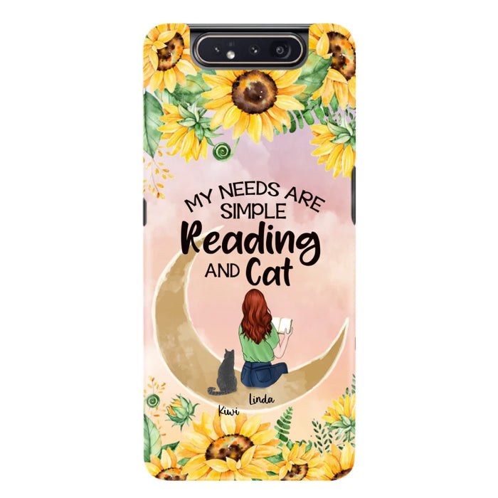 Custom Personalized Reading Dog/Cat Phone Case - Best Gift Idea For Dogs/Cats Lovers - Case For iPhone, Samsung and Xiaomi