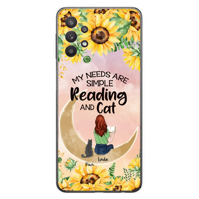 Custom Personalized Reading Dog/Cat Phone Case - Best Gift Idea For Dogs/Cats Lovers - Case For iPhone, Samsung and Xiaomi