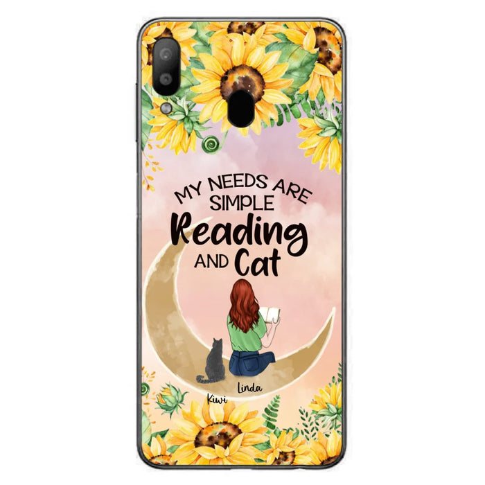 Custom Personalized Reading Dog/Cat Phone Case - Best Gift Idea For Dogs/Cats Lovers - Case For iPhone, Samsung and Xiaomi