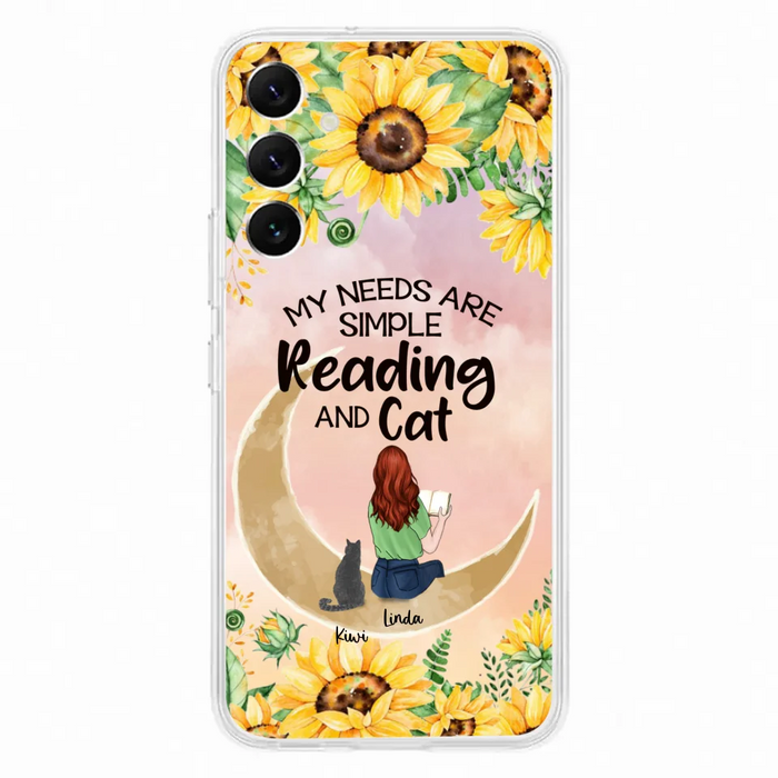 Custom Personalized Reading Dog/Cat Phone Case - Best Gift Idea For Dogs/Cats Lovers - Case For iPhone, Samsung and Xiaomi