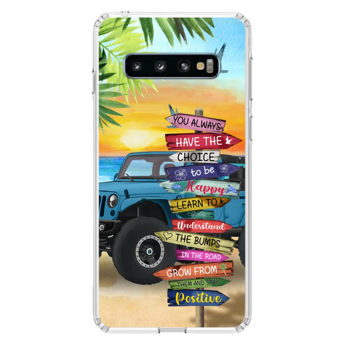 Custom Personalized Offroad SUVs Phone Case - Case For iPhone, Samsung and Xiaomi - You Always Have The Choice To Be Happy