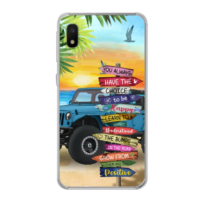 Custom Personalized Offroad SUVs Phone Case - Case For iPhone, Samsung and Xiaomi - You Always Have The Choice To Be Happy