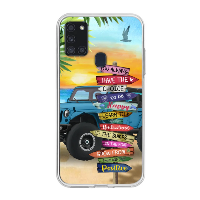 Custom Personalized Offroad SUVs Phone Case - Case For iPhone, Samsung and Xiaomi - You Always Have The Choice To Be Happy