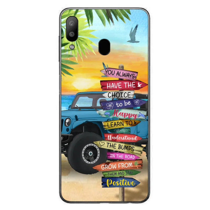 Custom Personalized Offroad SUVs Phone Case - Case For iPhone, Samsung and Xiaomi - You Always Have The Choice To Be Happy