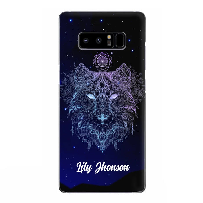 Custom Personalized Wolf Mandala Phone Case - Best Gift For Wolf Lover's - Case For iPhone, Samsung and Xiaomi - TOMO90