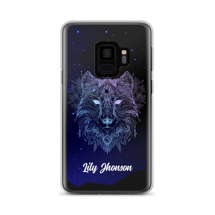 Custom Personalized Wolf Mandala Phone Case - Best Gift For Wolf Lover's - Case For iPhone, Samsung and Xiaomi - TOMO90