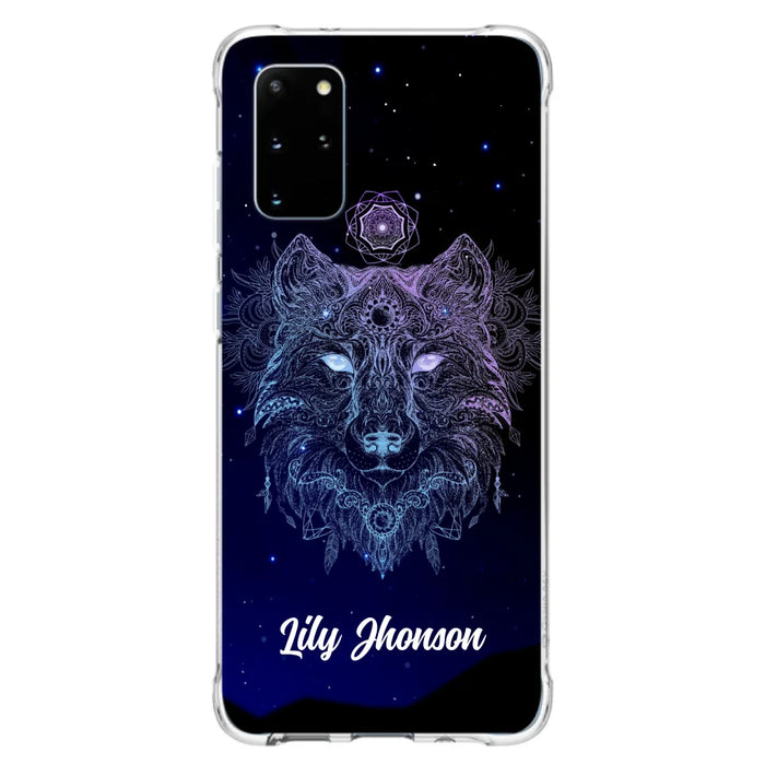 Custom Personalized Wolf Mandala Phone Case - Best Gift For Wolf Lover's - Case For iPhone, Samsung and Xiaomi - TOMO90