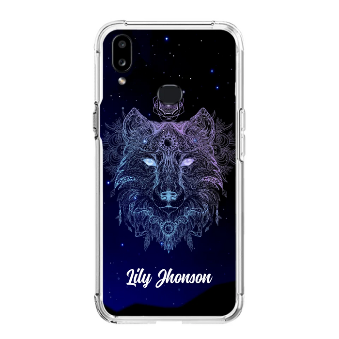 Custom Personalized Wolf Mandala Phone Case - Best Gift For Wolf Lover's - Case For iPhone, Samsung and Xiaomi - TOMO90