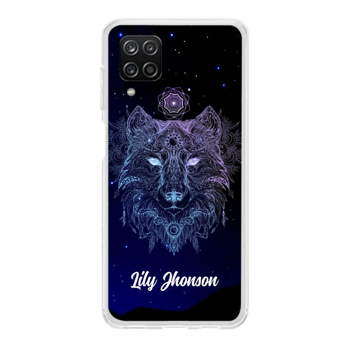 Custom Personalized Wolf Mandala Phone Case - Best Gift For Wolf Lover's - Case For iPhone, Samsung and Xiaomi - TOMO90