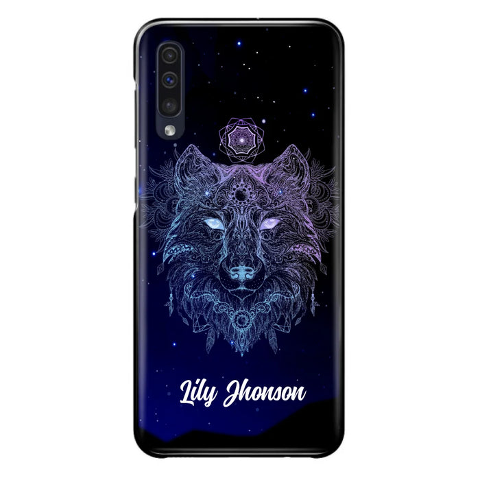 Custom Personalized Wolf Mandala Phone Case - Best Gift For Wolf Lover's - Case For iPhone, Samsung and Xiaomi - TOMO90