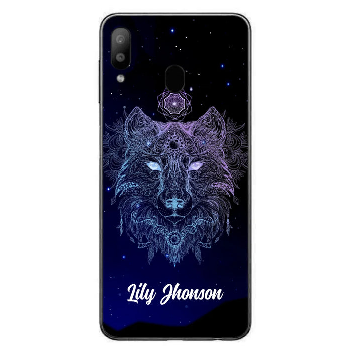 Custom Personalized Wolf Mandala Phone Case - Best Gift For Wolf Lover's - Case For iPhone, Samsung and Xiaomi - TOMO90