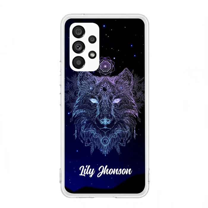 Custom Personalized Wolf Mandala Phone Case - Best Gift For Wolf Lover's - Case For iPhone, Samsung and Xiaomi - TOMO90