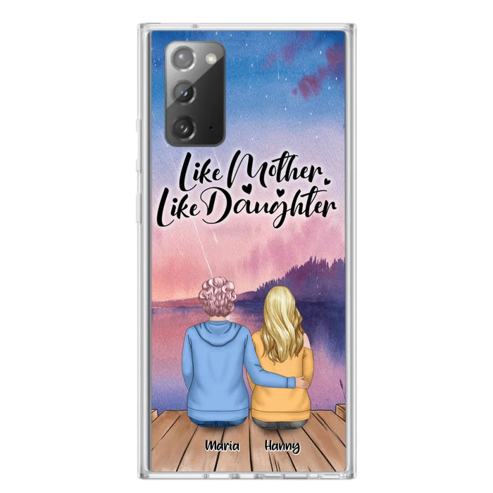 Custom Personalized Mom Phone Case - Gifts For Dog Lovers With Upto 3 Dogs - Like Mother Like Daughter