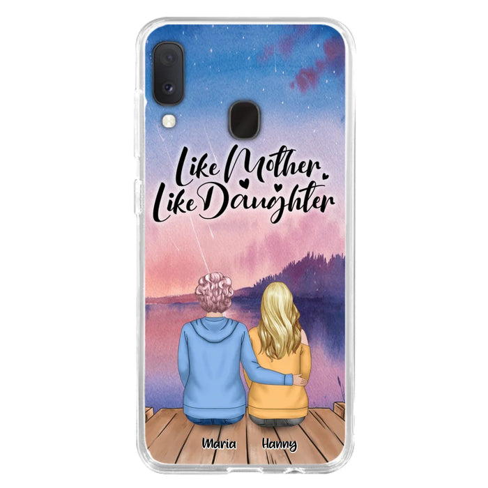 Custom Personalized Mom Phone Case - Gifts For Dog Lovers With Upto 3 Dogs - Like Mother Like Daughter