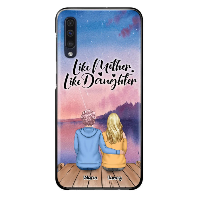 Custom Personalized Mom Phone Case - Gifts For Dog Lovers With Upto 3 Dogs - Like Mother Like Daughter