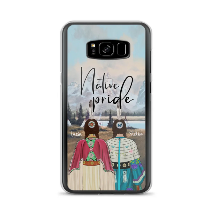 Custom Personalized Native American Couple Phone Case - Native Pride - Case Phone For iPhone And Samsung