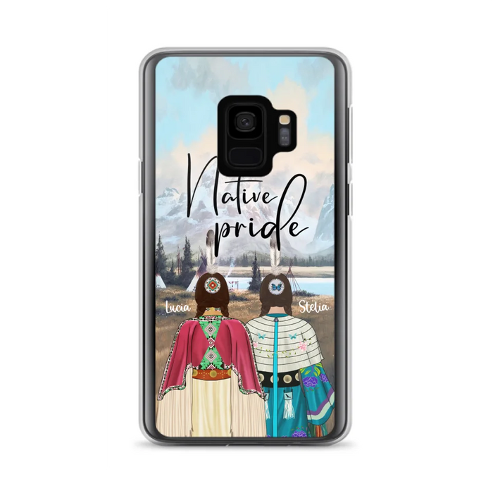 Custom Personalized Native American Couple Phone Case - Native Pride - Case Phone For iPhone And Samsung