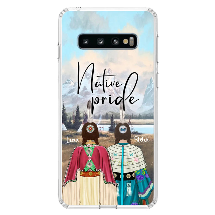 Custom Personalized Native American Couple Phone Case - Native Pride - Case Phone For iPhone And Samsung