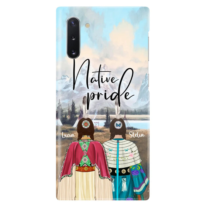 Custom Personalized Native American Couple Phone Case - Native Pride - Case Phone For iPhone And Samsung