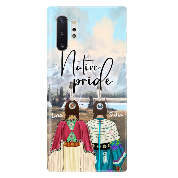 Custom Personalized Native American Couple Phone Case - Native Pride - Case Phone For iPhone And Samsung