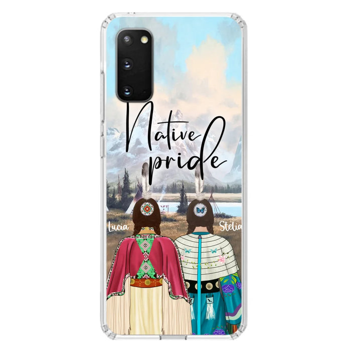 Custom Personalized Native American Couple Phone Case - Native Pride - Case Phone For iPhone And Samsung