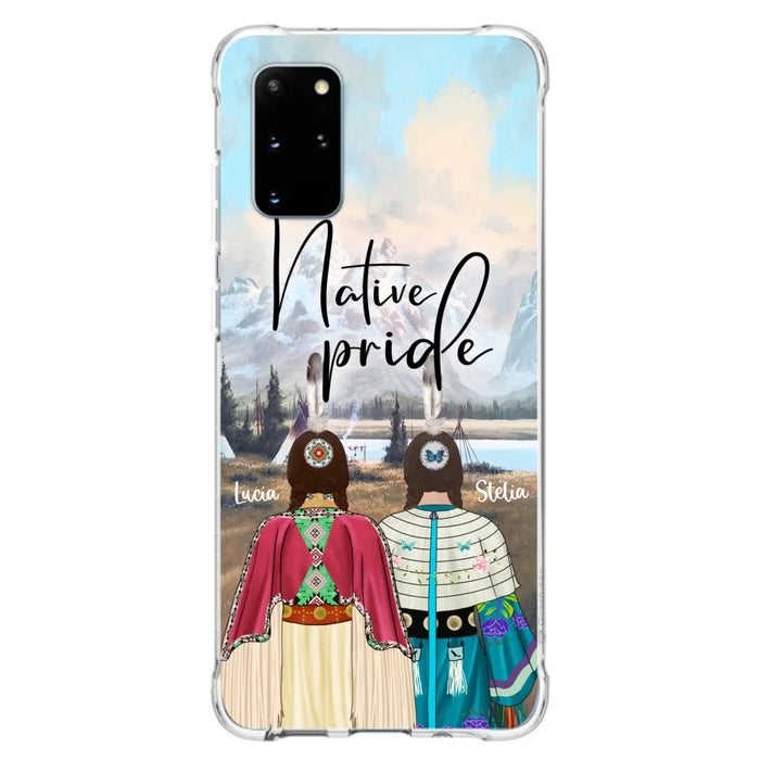 Custom Personalized Native American Couple Phone Case - Native Pride - Case Phone For iPhone And Samsung