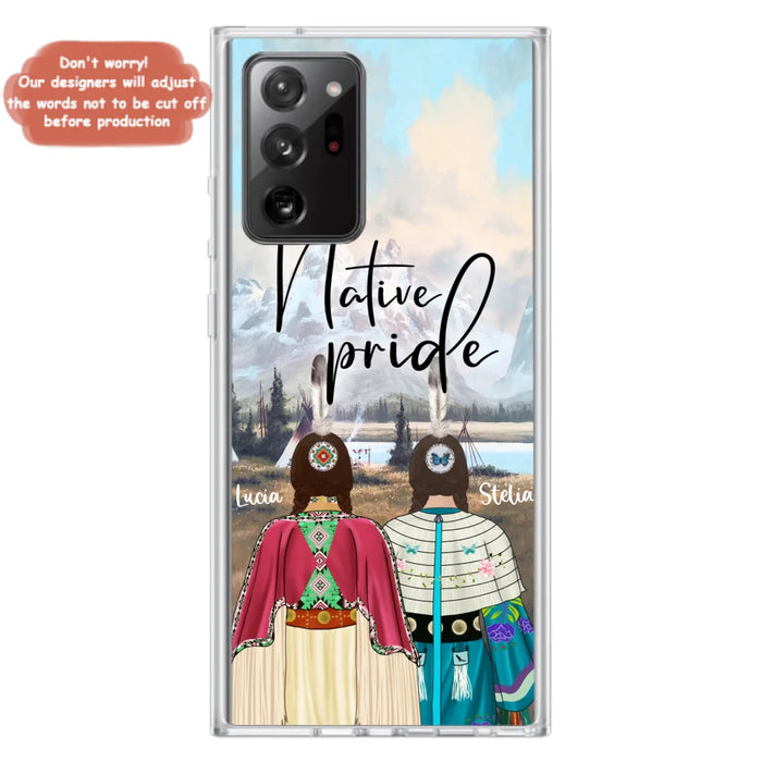 Custom Personalized Native American Couple Phone Case - Native Pride - Case Phone For iPhone And Samsung